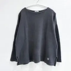 【希少】オーシバル　ボートネック　かのこ　カットソー　ロンT バスクシャツ　L