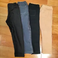 ユニクロレギンス 100cm 3点＋ヒートテック1点