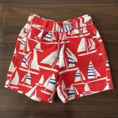 Helly Hansen 帆船柄 水着 赤