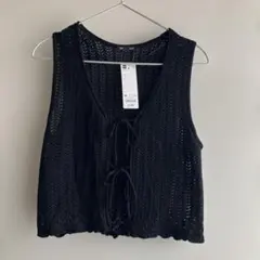 GU スカシアミニットジレ ブラック Mサイズのサムネイル