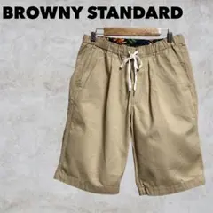 BROWNY STANDARD ベージュショート ハーフパンツ　Mのサムネイル