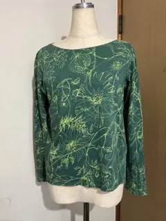 TUTIE 花柄リネン100% 五分袖チュニック (ツチエ) タグ付き - メルカリ