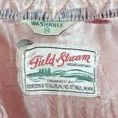 ▪️50s FIELD&STREAM シャツ チェック ウールネル 格子柄 赤のサムネイル