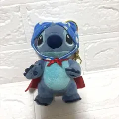 スティッチ　ディズニーストア　ヒーロースタイル　ぬいぐるみ　キーホルダー