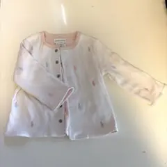 Ralph Lauren ピンク リバーシブルカーディガン 12M