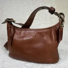 COACH オールドコーチ ワンショルダー ショルダーバッグ レザー ブラウン