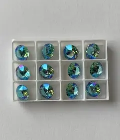 スワロフスキー #1088 ss39 ライトターコイズシマー 12個