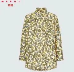 UNIQLO　MARNI　オーバーサイズシャツ　花柄