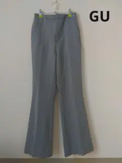 GU　ストレッチフレアパンツ　スラックス