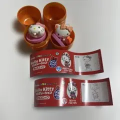 ハローキティ コラボレーション　チョコエッグ　指ハート　平成アイドル風　2体