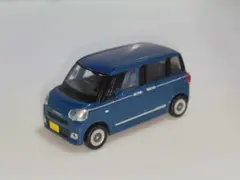 トイズキャビン ダイハツ ムーヴキャンバス ブルー ミニカー 1/64のサムネイル