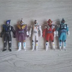 仮面ライダー　フォーゼ　ミニソフビ　5体セット