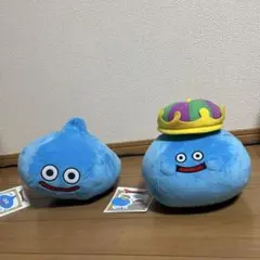 ドラゴンクエストAMふるえるぬいぐるみ　キングスライム＆スライム