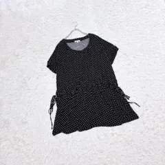 【SHOO-LA-RUE】　チュニックワンピース　（Ｓ）　ドット　黒　半袖