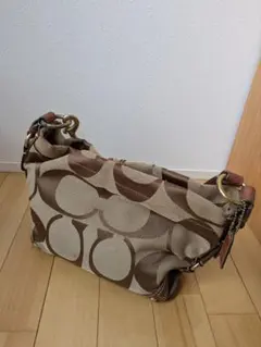 COACH ショルダーバッグ 10620 シグネチャー ブラウン ワンショルダー
