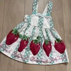 シャーリーテンプル 100cm いちごプリントワンピース - メルカリ