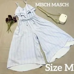 希少♡ ミッシュマッシュ ストライプ柄 フリル サロペット オールインワンのサムネイル