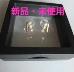 三連パールのピアス(両耳用)