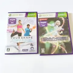 XBOX360　キネクトソフト２本