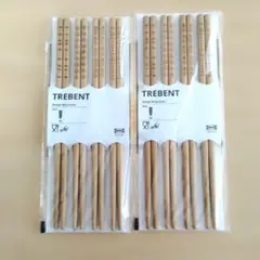 【新品未開封品】IKEA TREBENT 箸 4膳セット 2パックのサムネイル