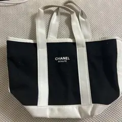 CHANEL】ノベルティ リボンミニトートバッグ 黒 海外DFSノベルティ