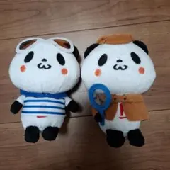お買いものパンダ のぬいぐるみ2個セットのサムネイル