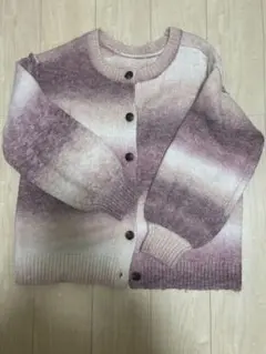 グラデーションニットカーディガン Mサイズ