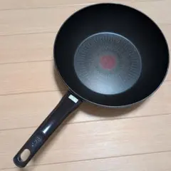 【中古】ティファール 28cm IH・ガス火対応 深型フライパン ウォックパン