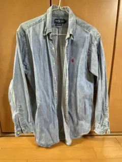 Ralph Lauren デニムボタンダウンシャツ Lサイズ