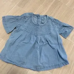  デニム 柄 トップス ブラウス baby gap