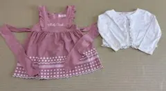 Shirley Temple ワンピース カーディガン 90cmのサムネイル