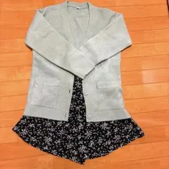 グローバルワークキュロット&ユニクロカーディガン150