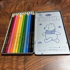 (最終値下げ品)ディズニー 人気 くまのプーさん 色鉛筆 12色セット