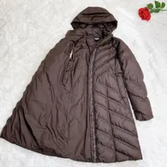 極美品✨　パタゴニア　ダウンコート　ブラウン　フード　レディース　キルティング