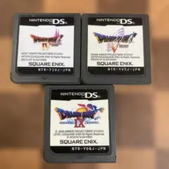動作確認　ドラゴンクエスト IV V IX 3本セット