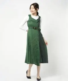 REDYAZEL レトロバックルワンピース