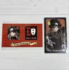 ツイステ デュース メタルクリアカード 切手風シール スケアリー・ドレスver.