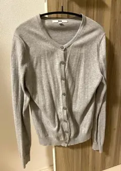 【S】ユニクロ UVカットクルーネックカーディガン