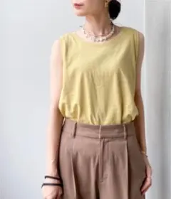 新品未使用◇ nano・universe ラウンドヘムタンクトップス