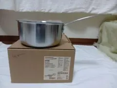 無印良品 ステンレスアルミ全面三層鋼 片手鍋 18cmのサムネイル