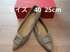 【新品未使用】ORiental TRafficフラットパンプス　40 25cm