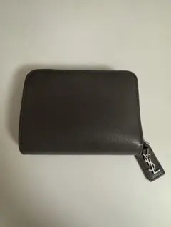 Saint Laurent 二つ折り財布 グレー