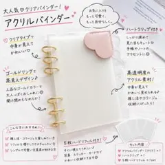 A6アクリルバインダーもこもこ セービングチャレンジ　家計簿 リフィル　韓国