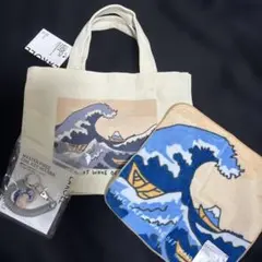 The Great Wave off Kanagawa トートバッグ他2点