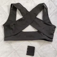 背筋サポートインナー 背中 背筋補正 バストアップ 猫背矯正ベルト クロスベルト