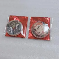 鬼滅の刃　煉獄杏寿郎　絵巻カフェ　無限列車編　くじ引き缶バッジ