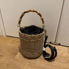 ZARA ザラ　カゴバッグ