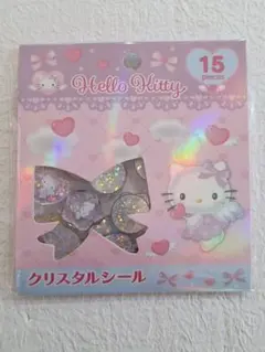 ハローキティ　おはじきシール　クリスタルシール