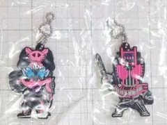 仮面ライダーシリーズ レジェンドライダー カプセルラバーマスコット6　2種