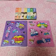 BT21 マグネットコレクション２点＋ティッシュTINYTAN  マン　クッキー